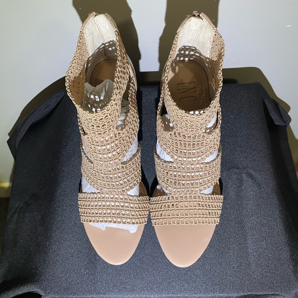 INC International Concepts Women’s Karenna Open Toe Heeled Sandals 10 M